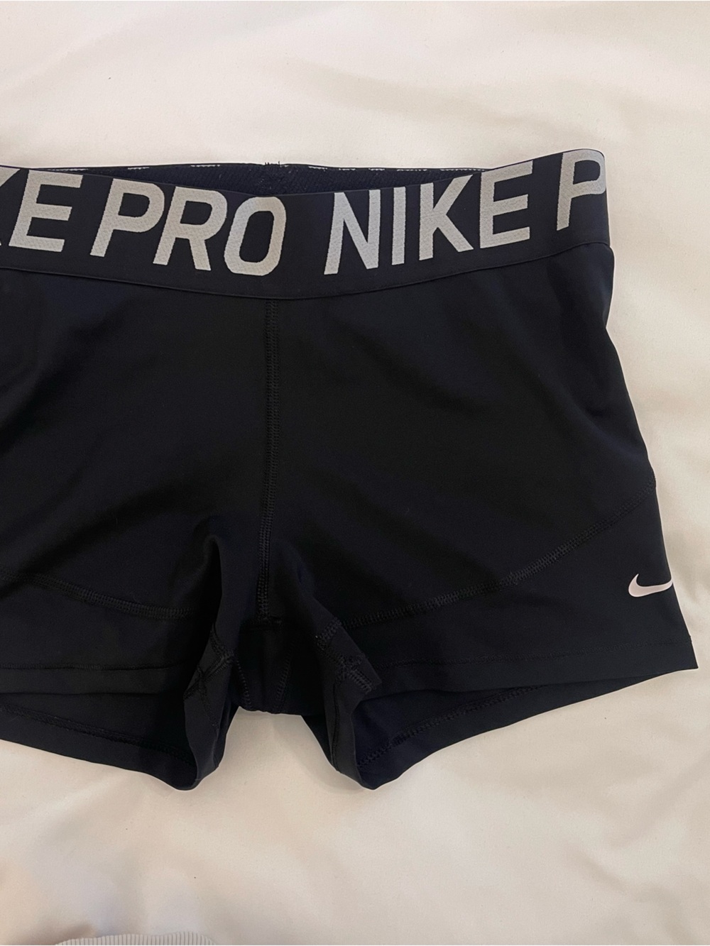 Nike Black Pro High-Waist Bike Shorts
